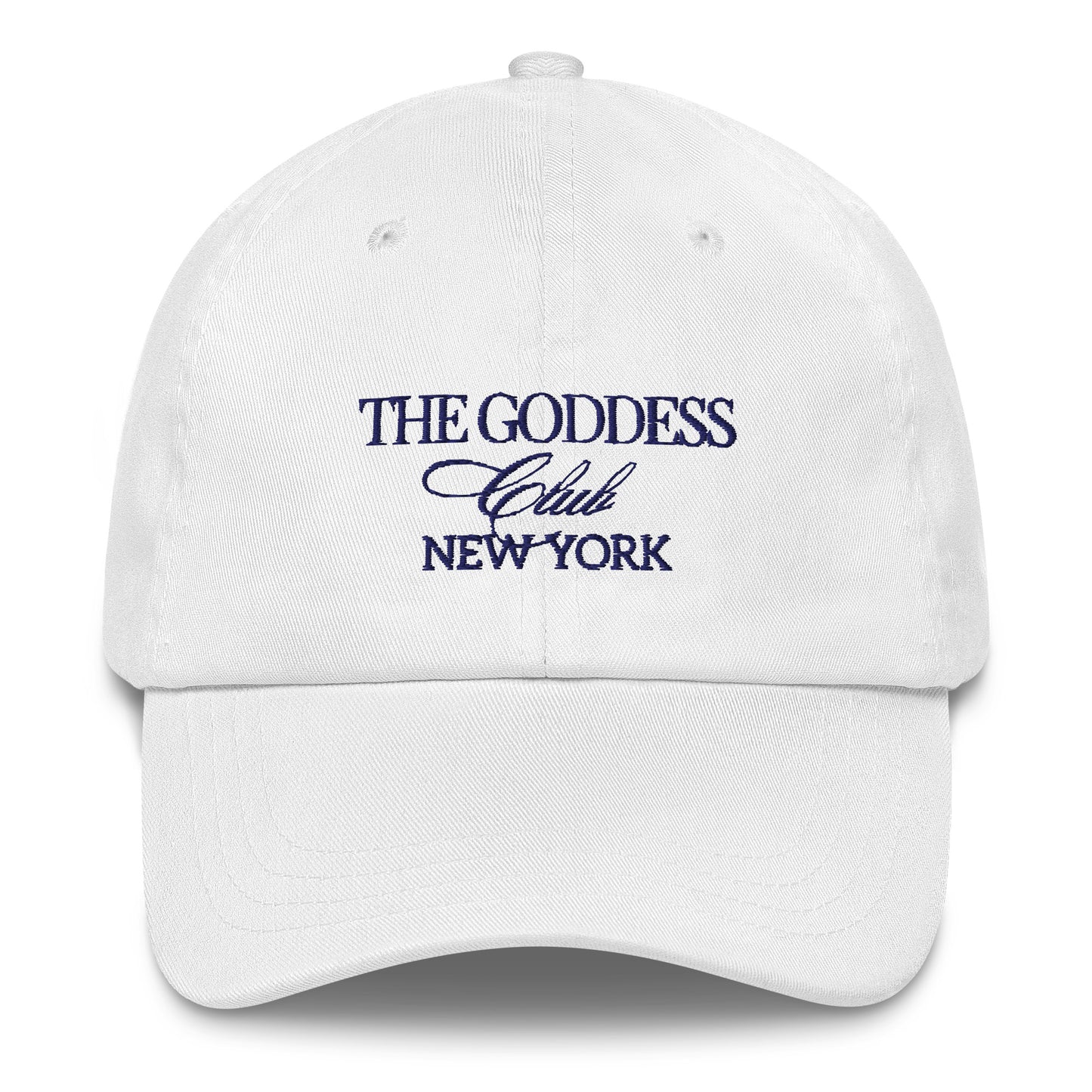The Goddess Club Baseball Hat- Navy and White