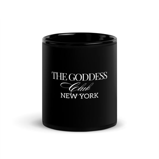 The Goddess Club Ceramic Coffee Mug- Black and White