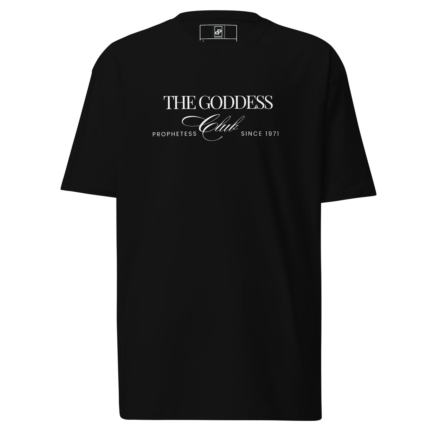 The Goddess Club T-Shirt - Black and White