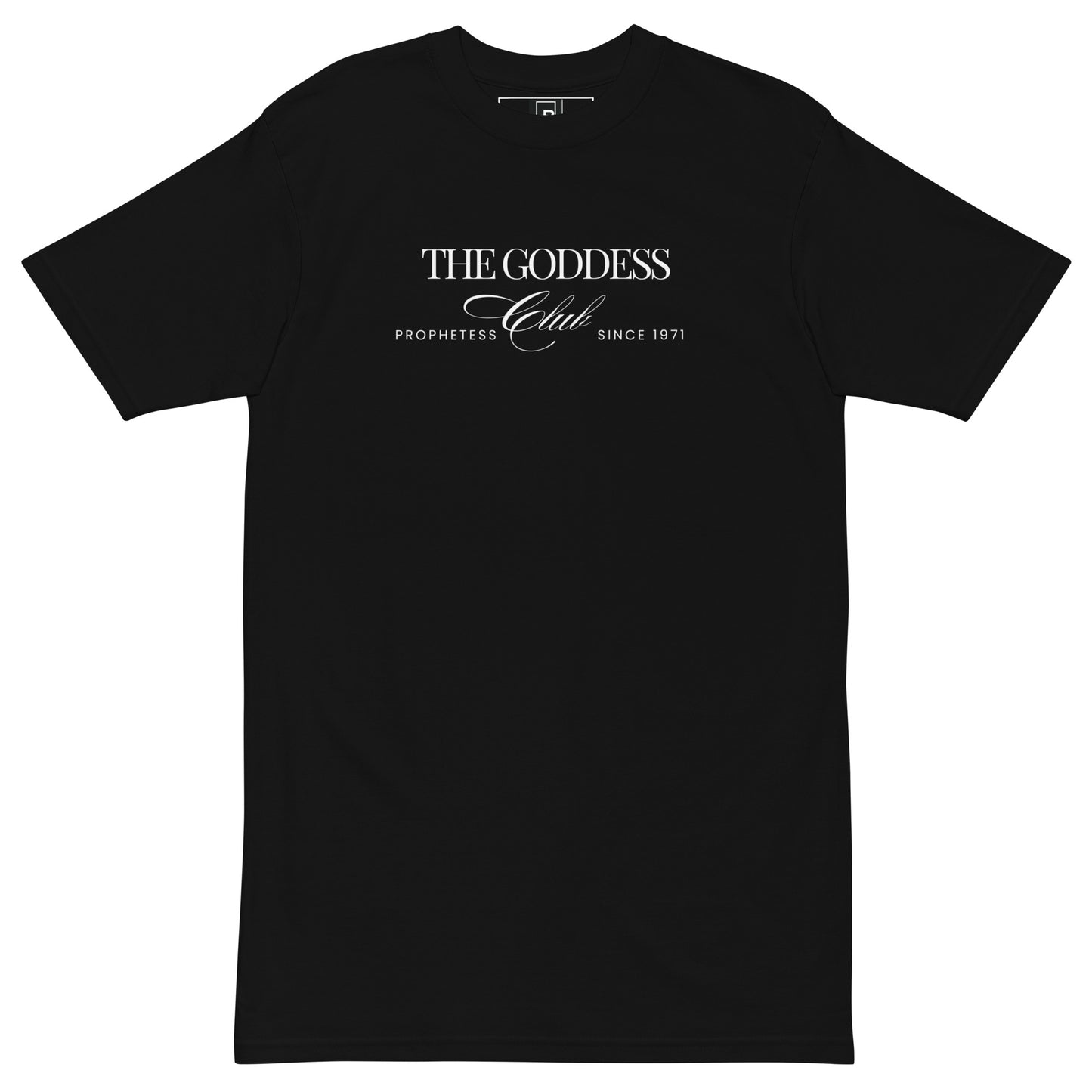 The Goddess Club T-Shirt - Black and White