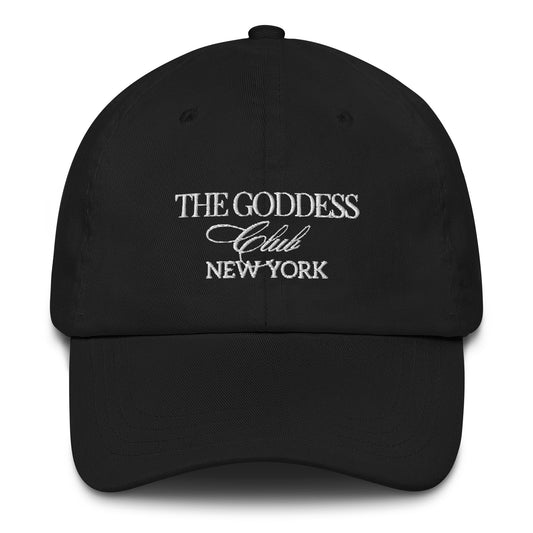 The Goddess Club Baseball Hat- Black and White