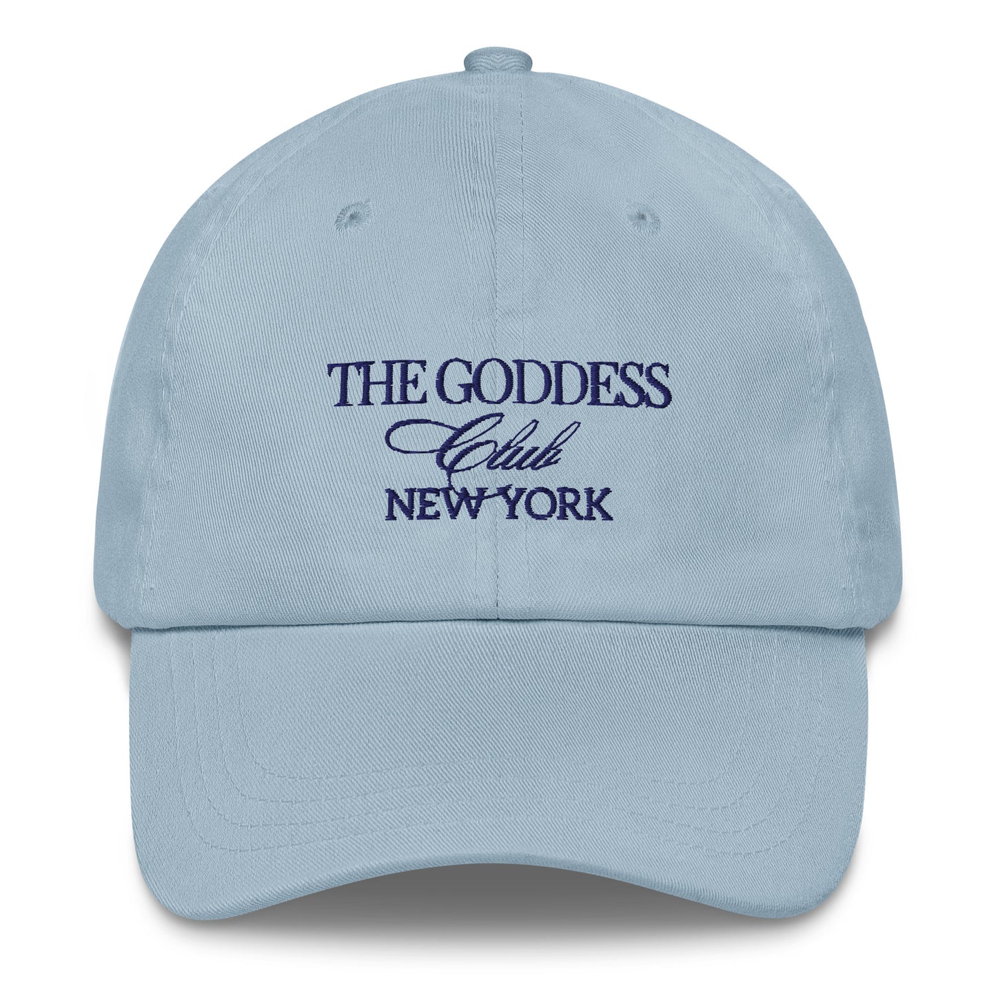 The Goddess Club Baseball Hat- Light Blue and Blue