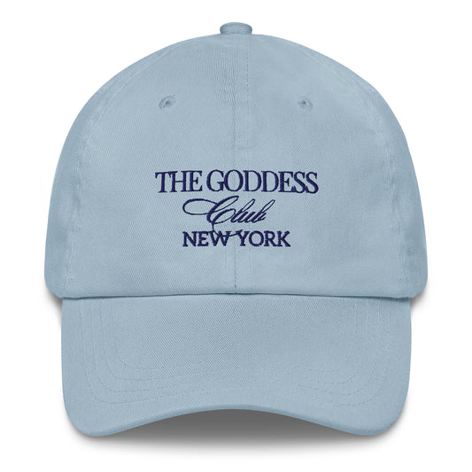 The Goddess Club Baseball Hat- Light Blue and Blue