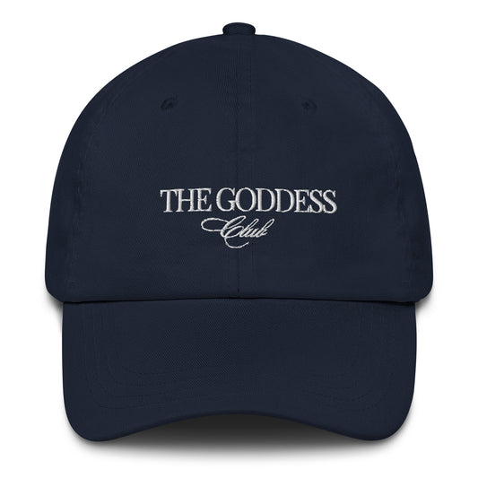 The Goddess Club Baseball Hat- Navy and White