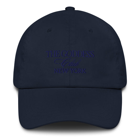 The Goddess Club Baseball Hat- Navy and Blue