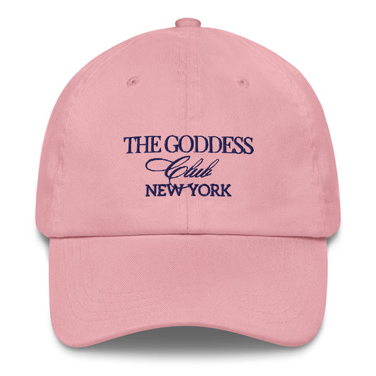 The Goddess Club Baseball Hat- Pink and Blue