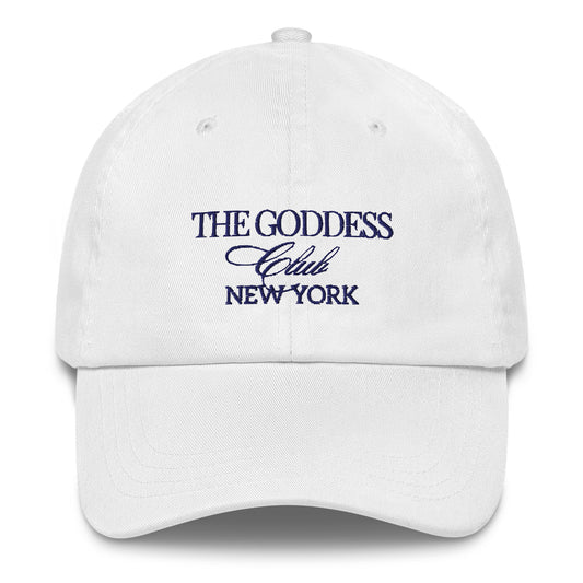 The Goddess Club Baseball Hat- Navy and White