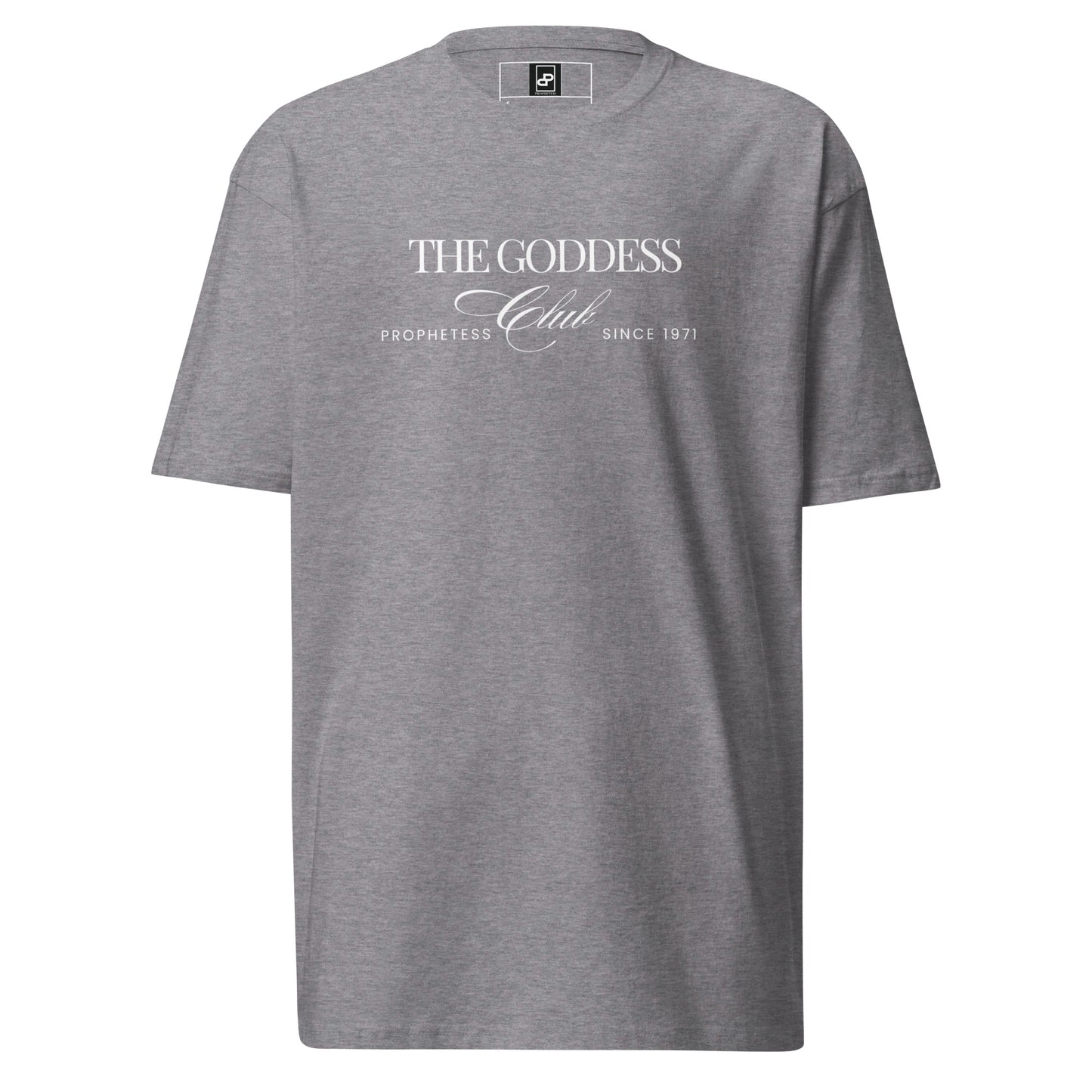 The Goddess Club T-Shirt -Grey and White