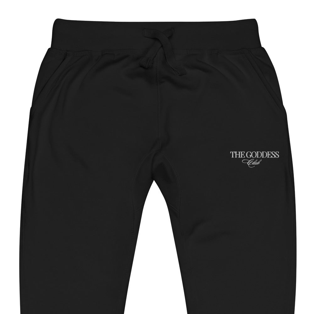 The Goddess Club Sweatpant- Black and White