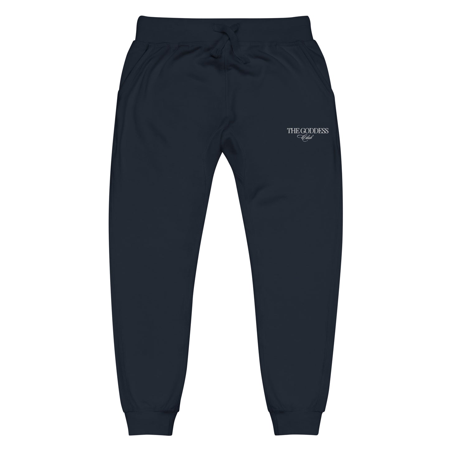 The Goddess Club Sweatpant- Navy and White