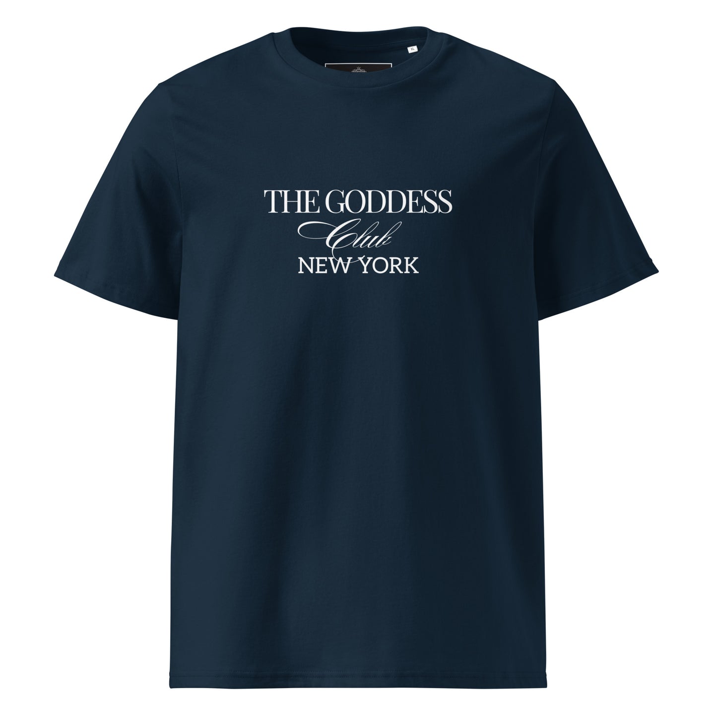 The Goddess Club T‑Shirt- Navy and White