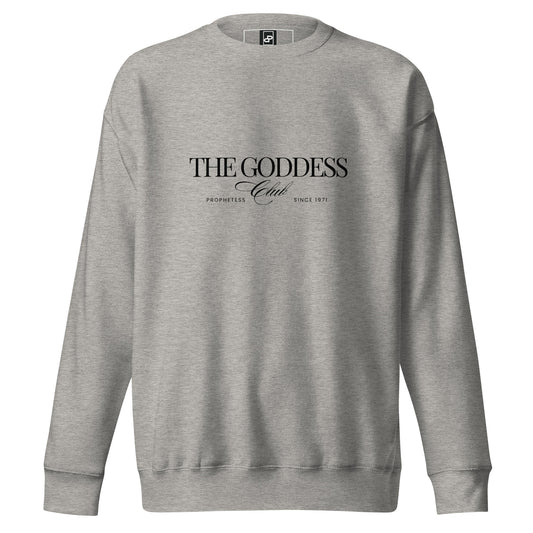 The Goddess Club Sweatshirt- Black and Grey